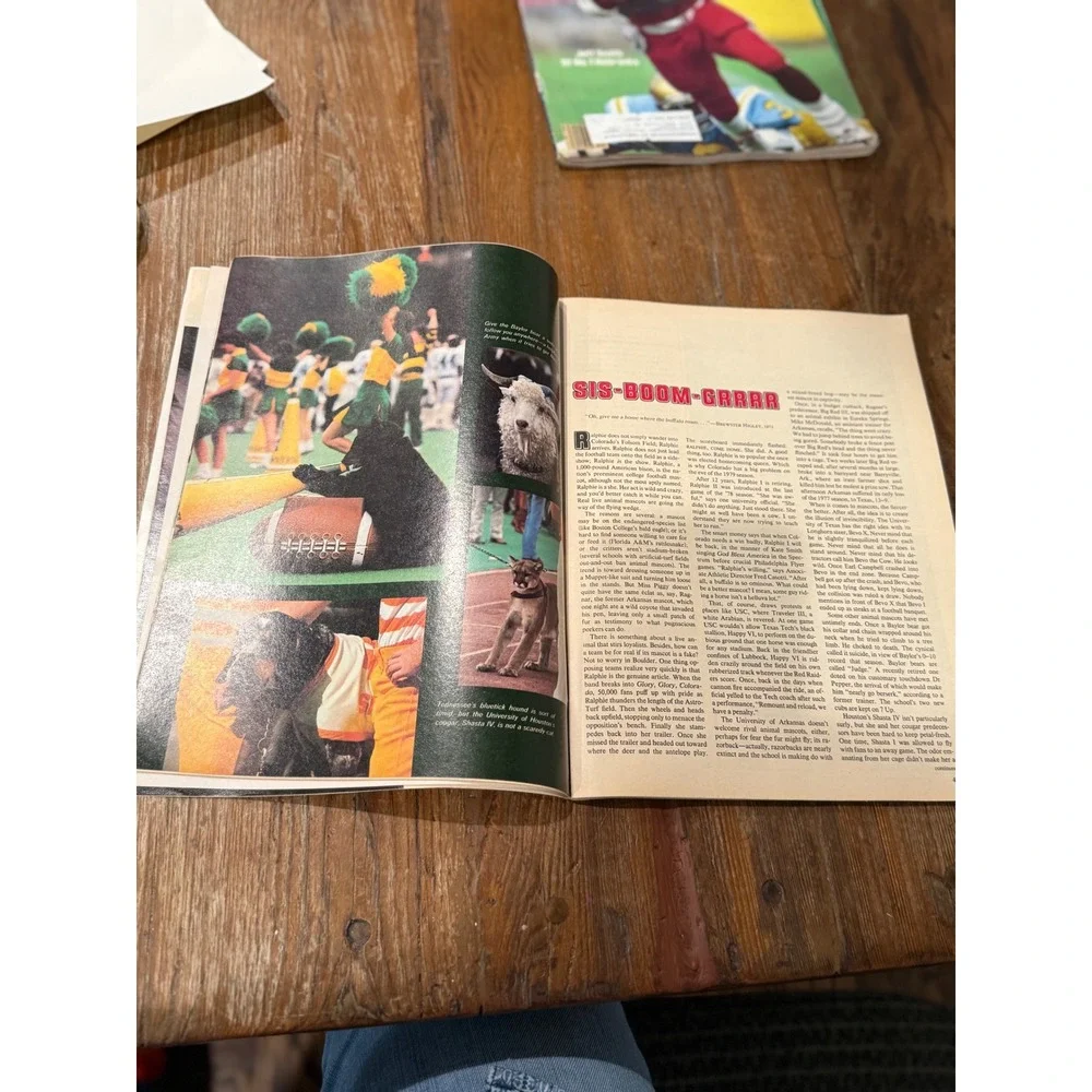 Sports Illustrated College Football 1979 1984 Magazines Billy Sims Charles White